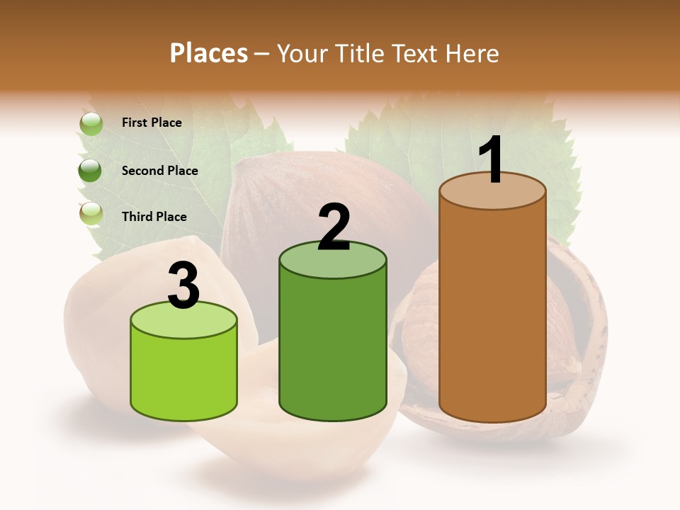 Skin Hazelnut Nuts PowerPoint Template