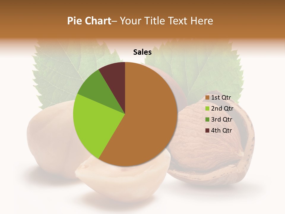 Skin Hazelnut Nuts PowerPoint Template