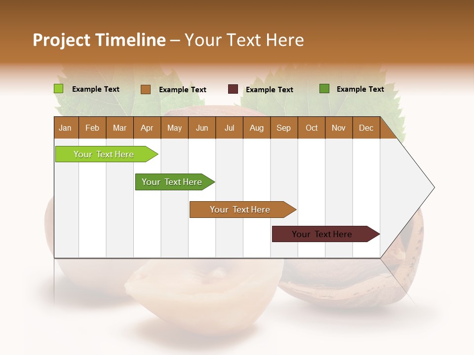 Skin Hazelnut Nuts PowerPoint Template