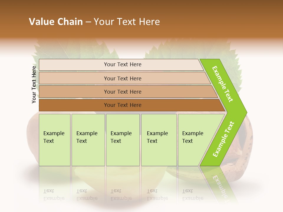 Skin Hazelnut Nuts PowerPoint Template