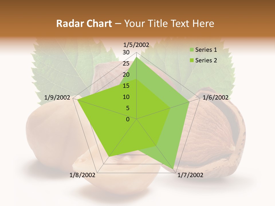 Skin Hazelnut Nuts PowerPoint Template