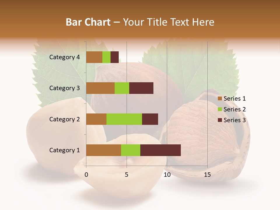 Skin Hazelnut Nuts PowerPoint Template