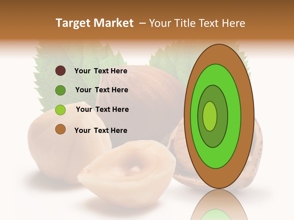 Skin Hazelnut Nuts PowerPoint Template