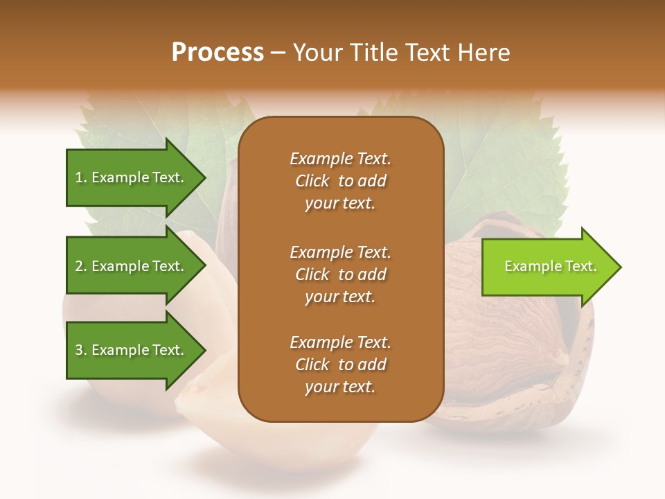 Skin Hazelnut Nuts PowerPoint Template