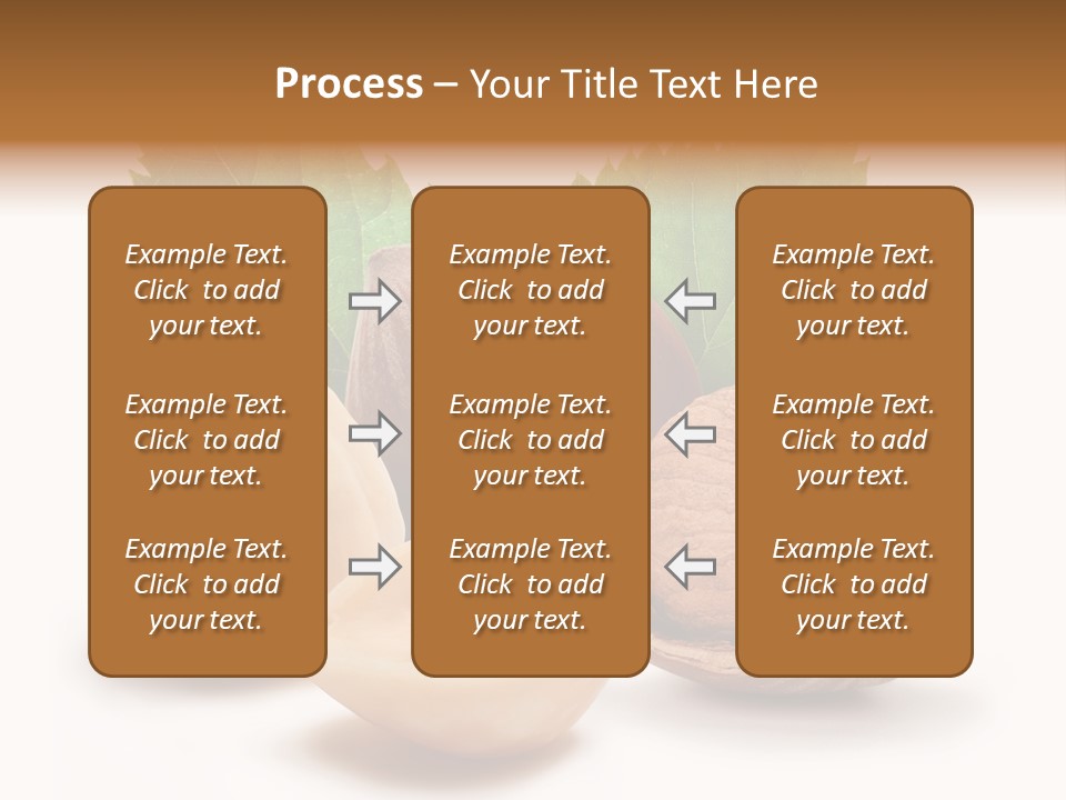 Skin Hazelnut Nuts PowerPoint Template