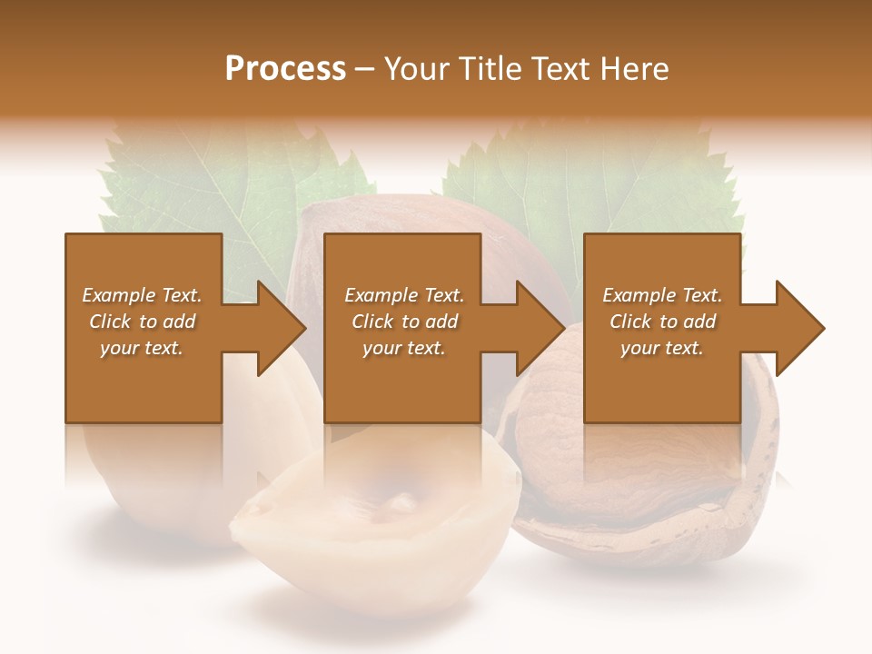 Skin Hazelnut Nuts PowerPoint Template