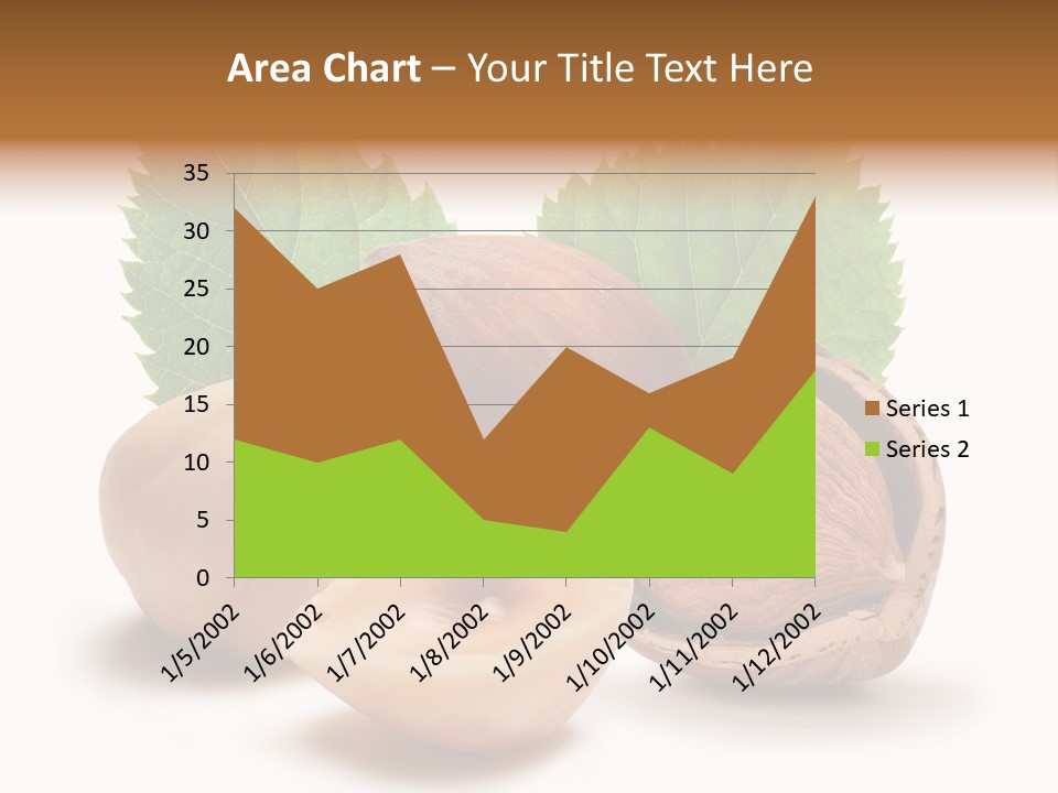 Skin Hazelnut Nuts PowerPoint Template