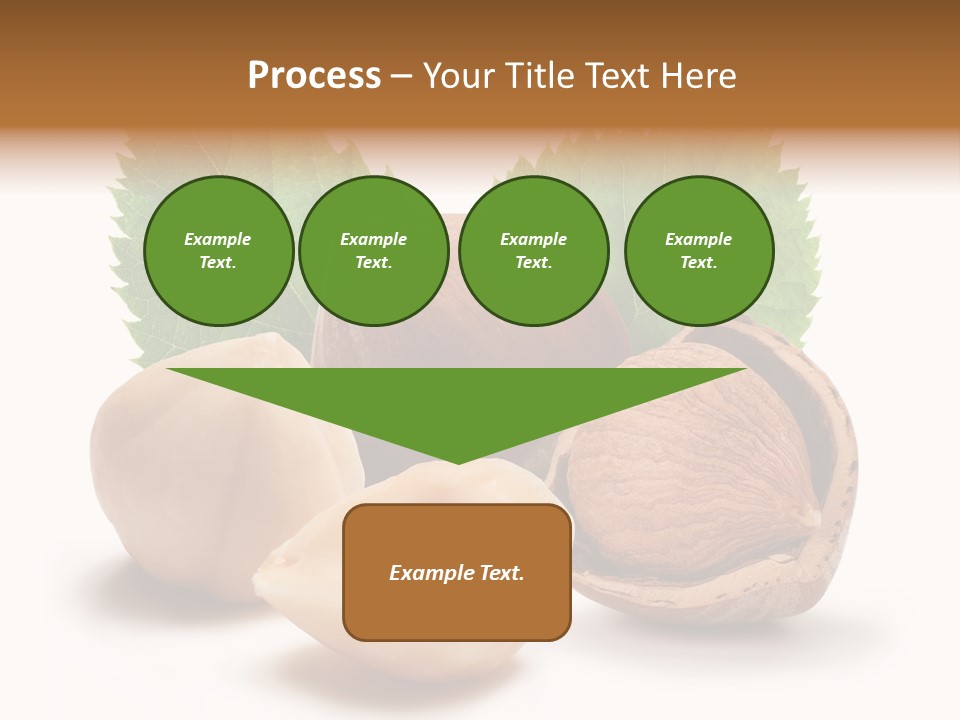 Skin Hazelnut Nuts PowerPoint Template