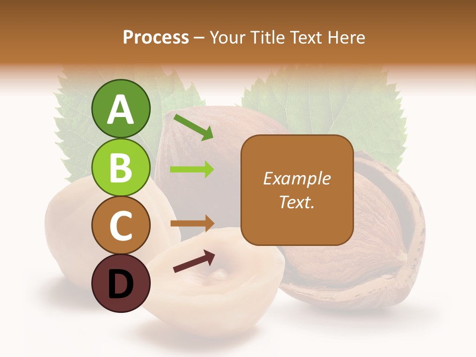 Skin Hazelnut Nuts PowerPoint Template