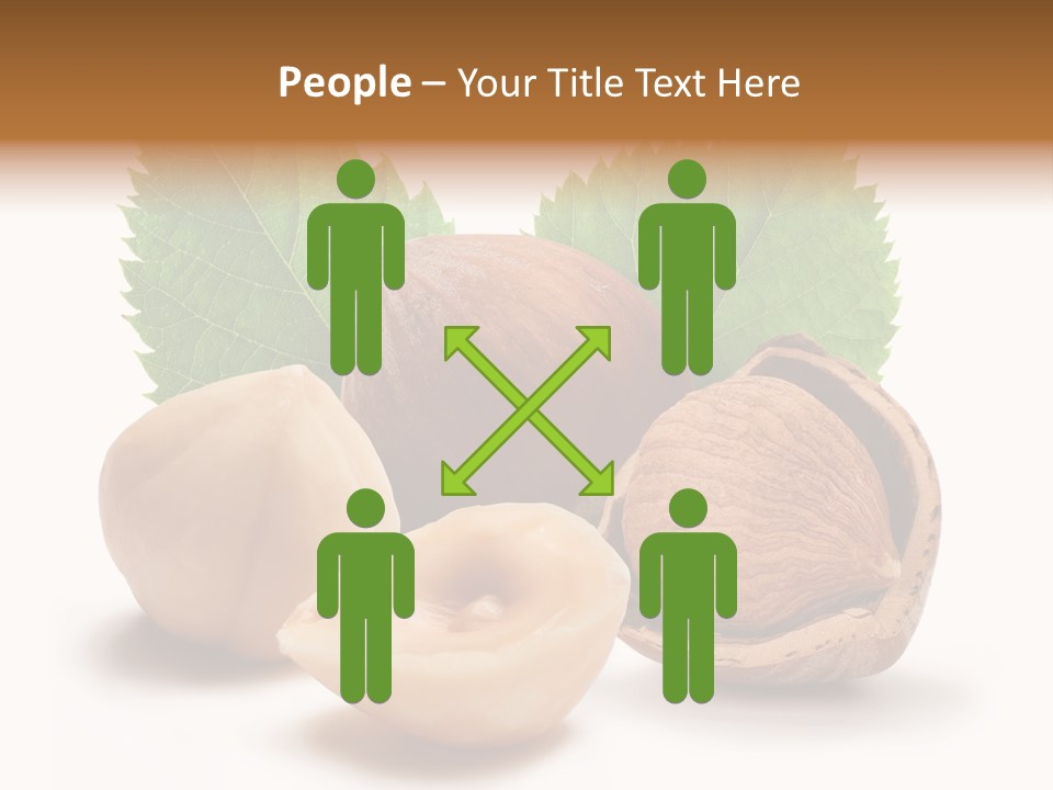 Skin Hazelnut Nuts PowerPoint Template