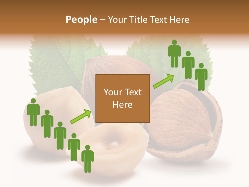 Skin Hazelnut Nuts PowerPoint Template