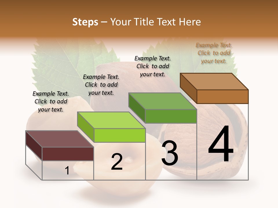 Skin Hazelnut Nuts PowerPoint Template
