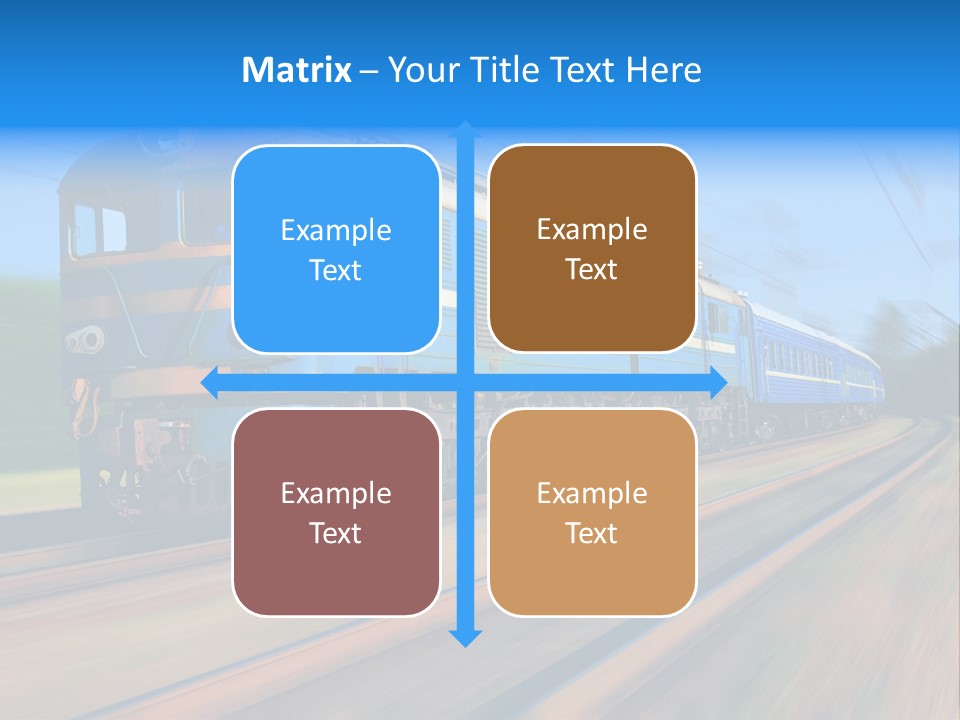 Tourism Railroad Motion PowerPoint Template