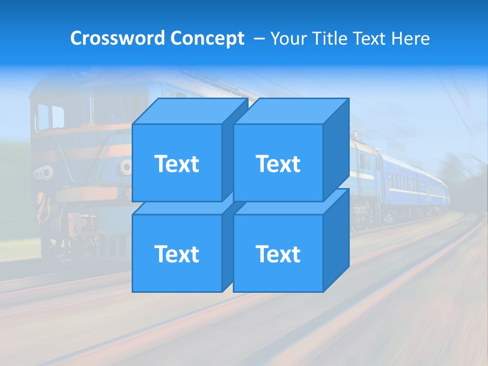 Tourism Railroad Motion PowerPoint Template