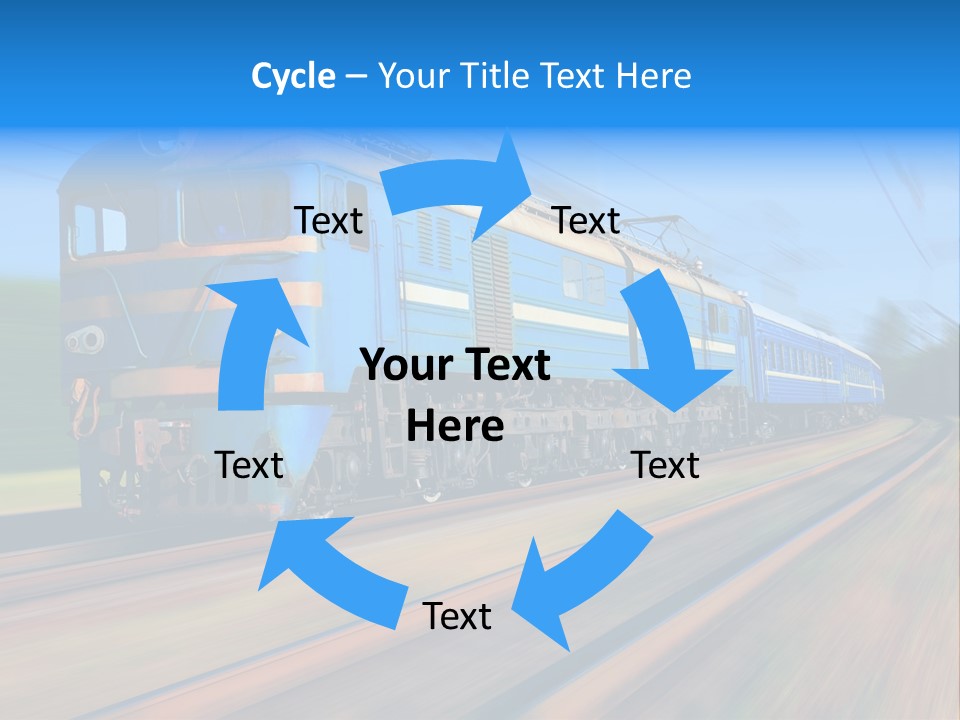 Tourism Railroad Motion PowerPoint Template