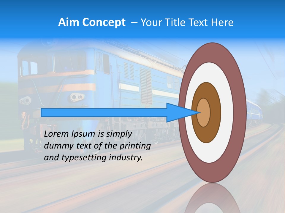 Tourism Railroad Motion PowerPoint Template