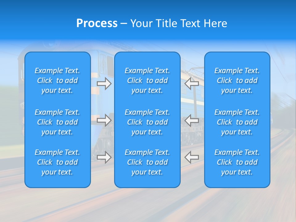 Tourism Railroad Motion PowerPoint Template