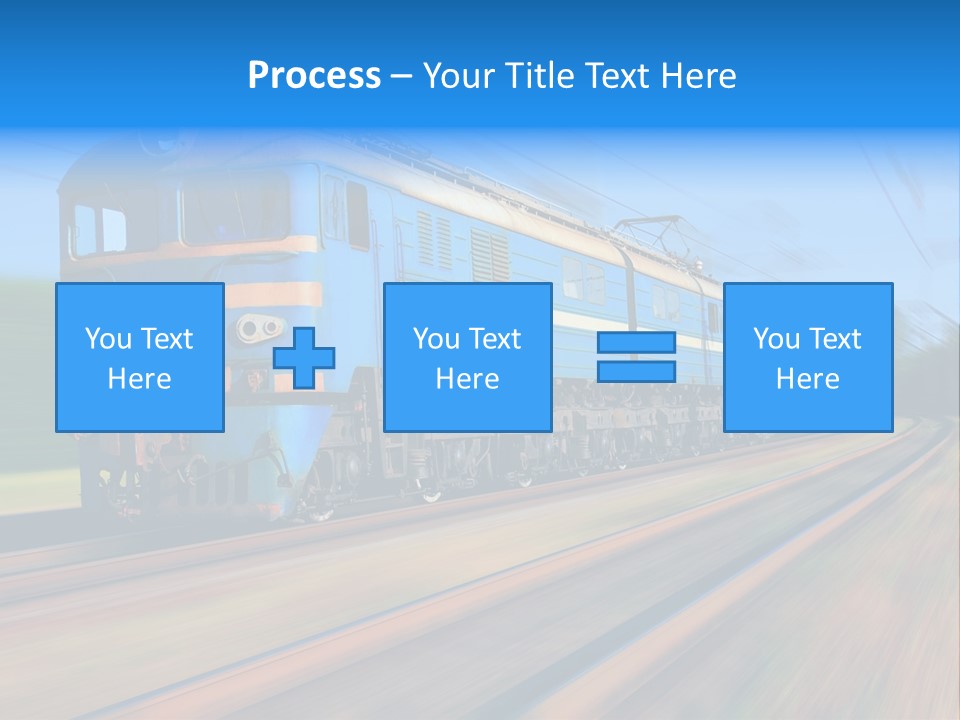 Tourism Railroad Motion PowerPoint Template