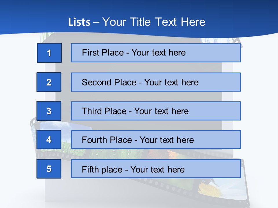 Empty Tape Film PowerPoint Template
