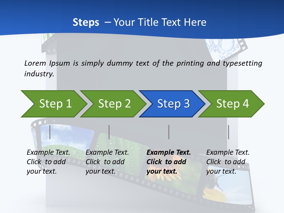 Empty Tape Film PowerPoint Template