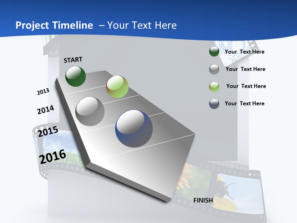 Empty Tape Film PowerPoint Template
