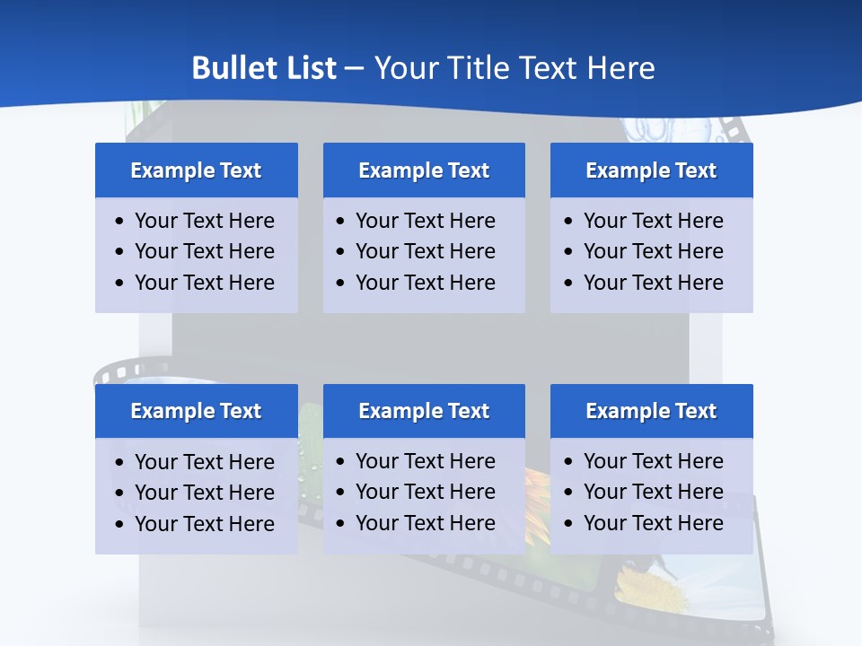 Empty Tape Film PowerPoint Template