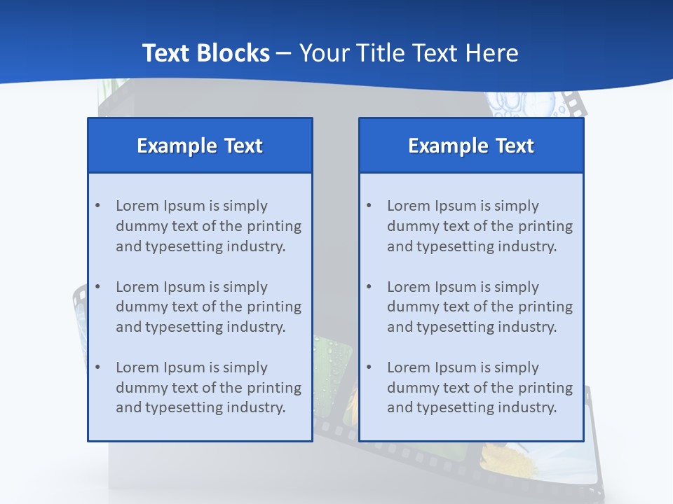 Empty Tape Film PowerPoint Template