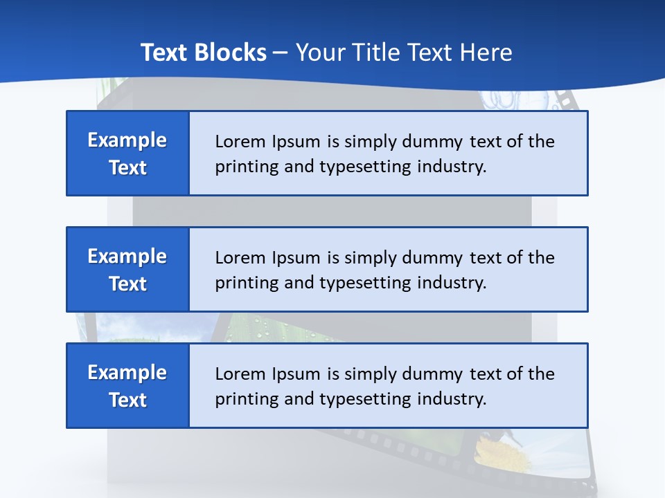 Empty Tape Film PowerPoint Template