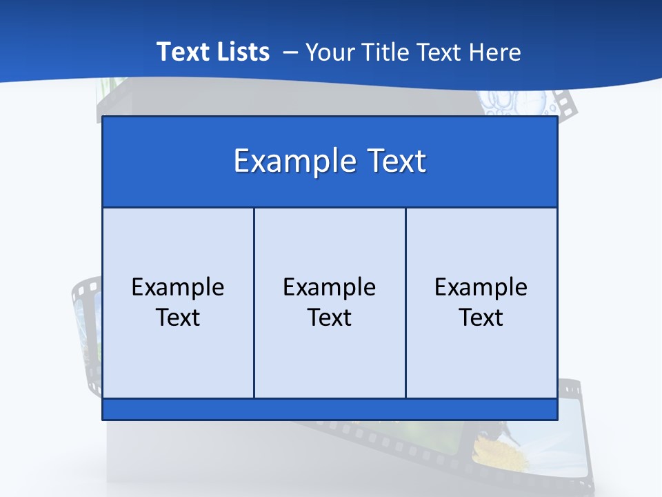 Empty Tape Film PowerPoint Template