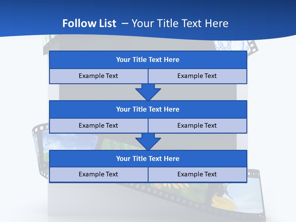 Empty Tape Film PowerPoint Template