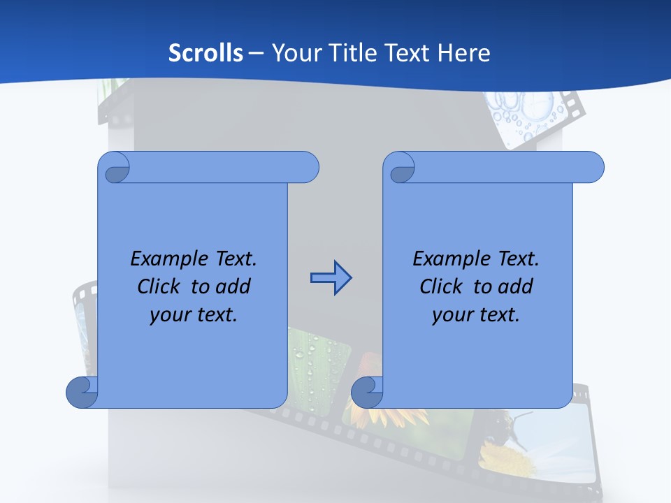 Empty Tape Film PowerPoint Template