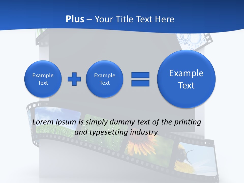 Empty Tape Film PowerPoint Template
