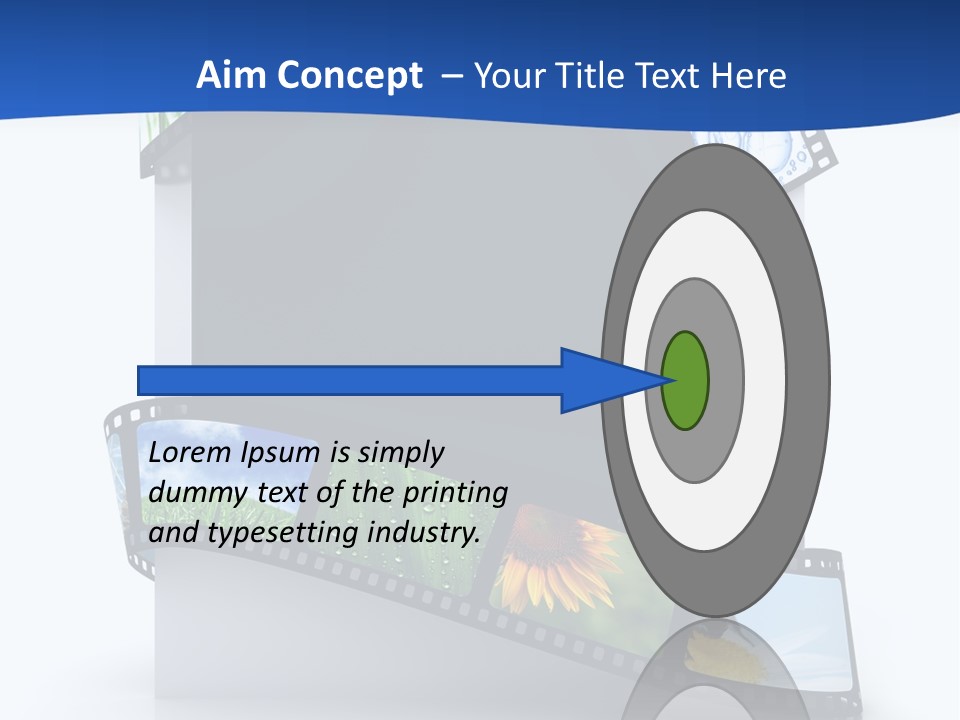 Empty Tape Film PowerPoint Template