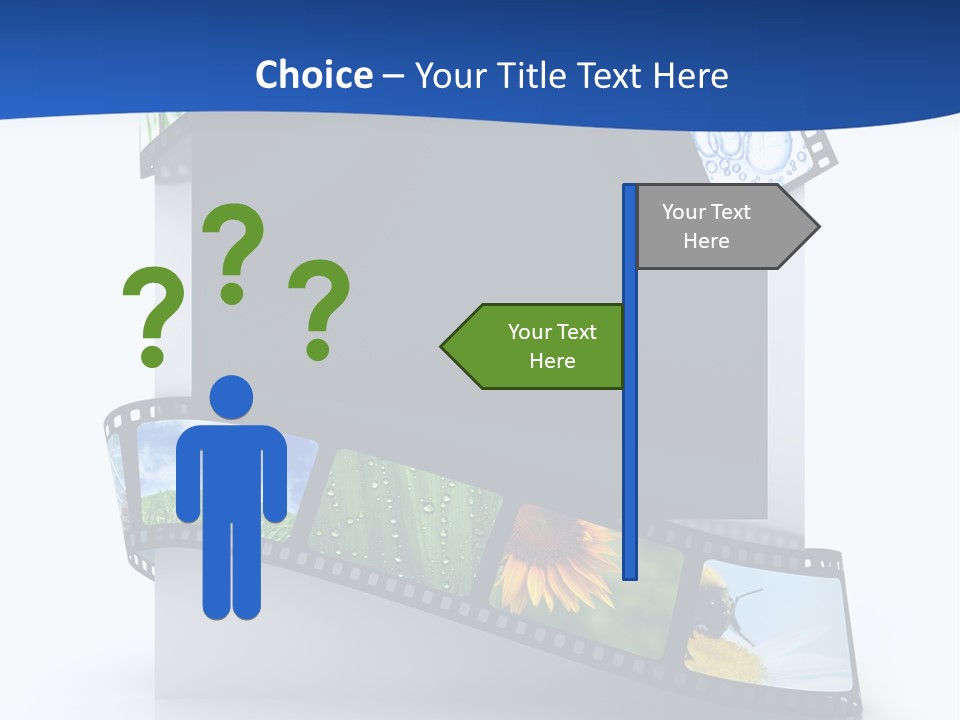 Empty Tape Film PowerPoint Template