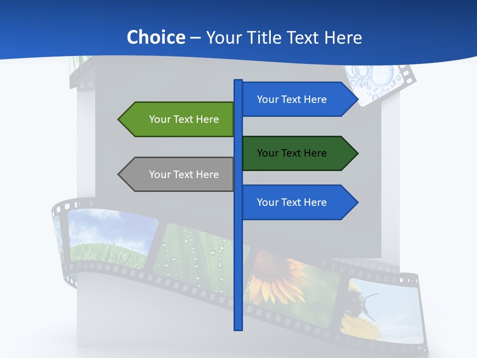 Empty Tape Film PowerPoint Template