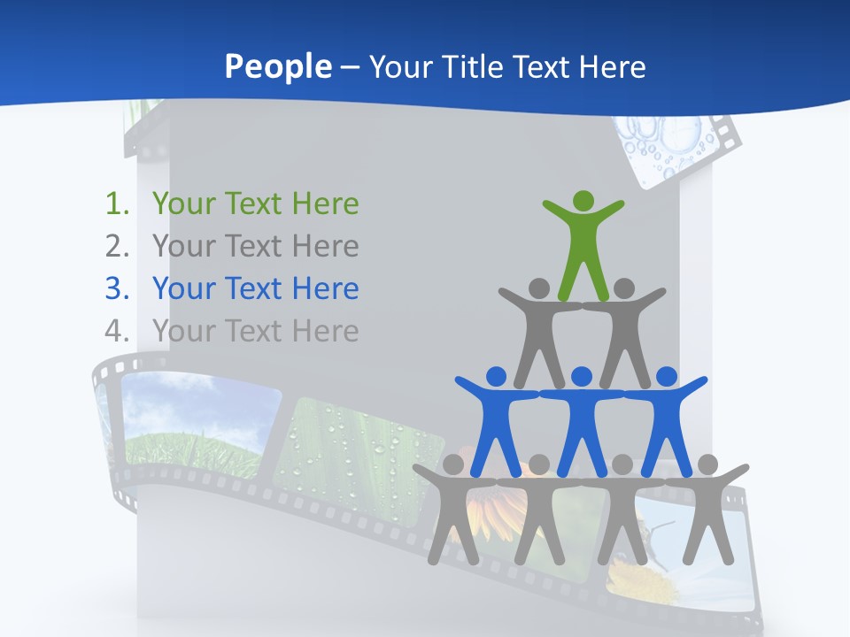 Empty Tape Film PowerPoint Template