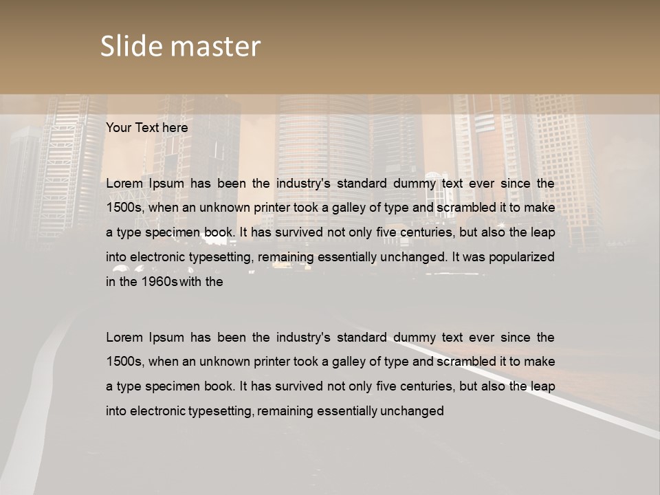 High Fly Travel PowerPoint Template