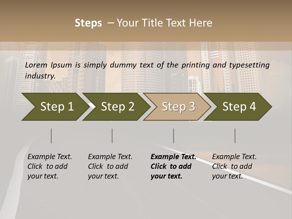 High Fly Travel PowerPoint Template