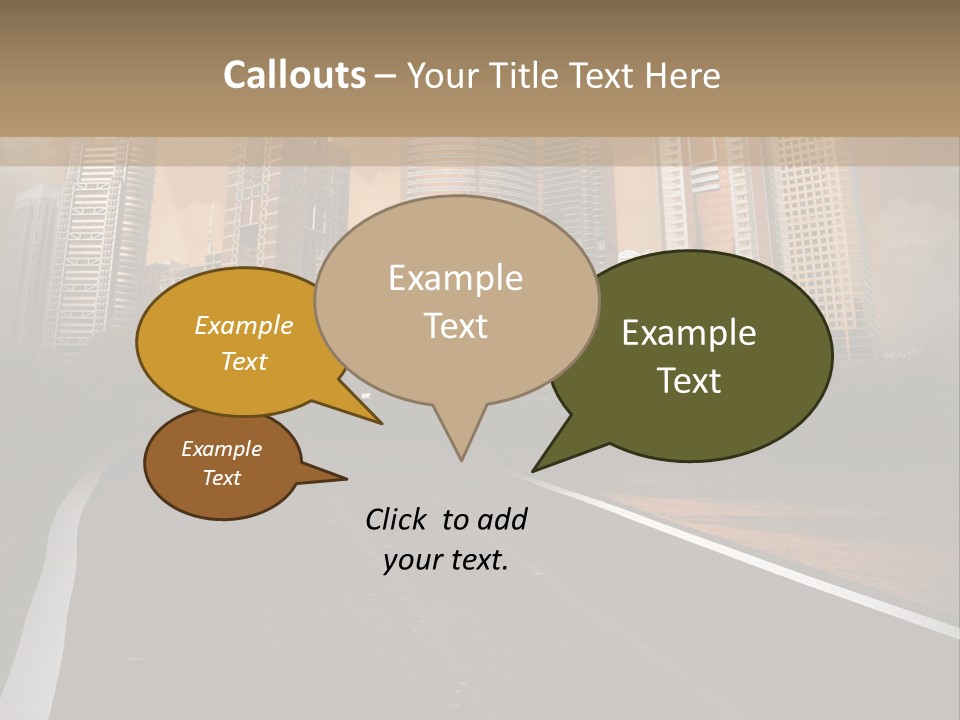 High Fly Travel PowerPoint Template