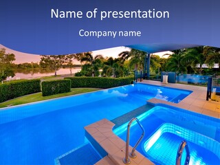 Season Spa Ocean PowerPoint Template