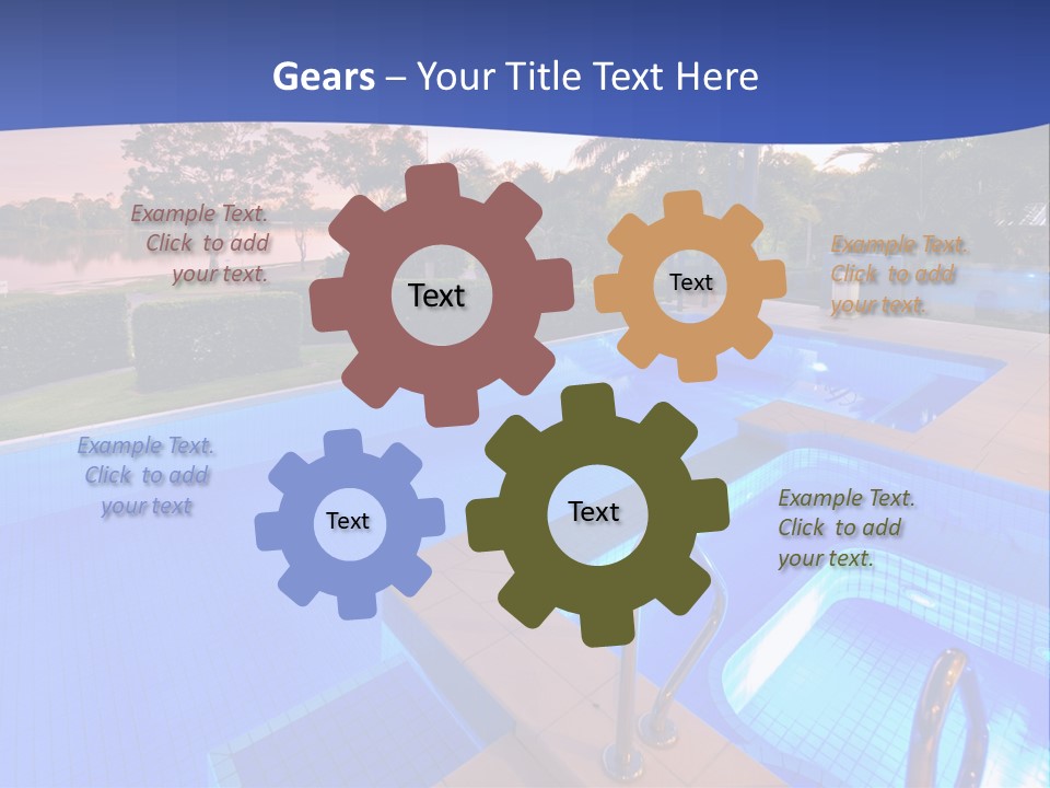 Season Spa Ocean PowerPoint Template