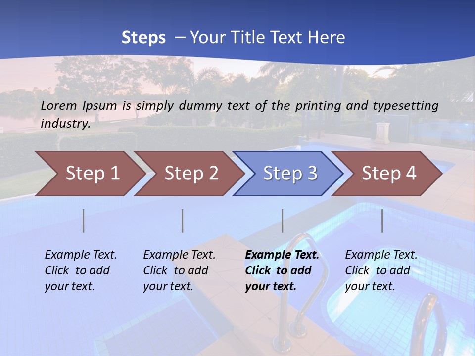 Season Spa Ocean PowerPoint Template