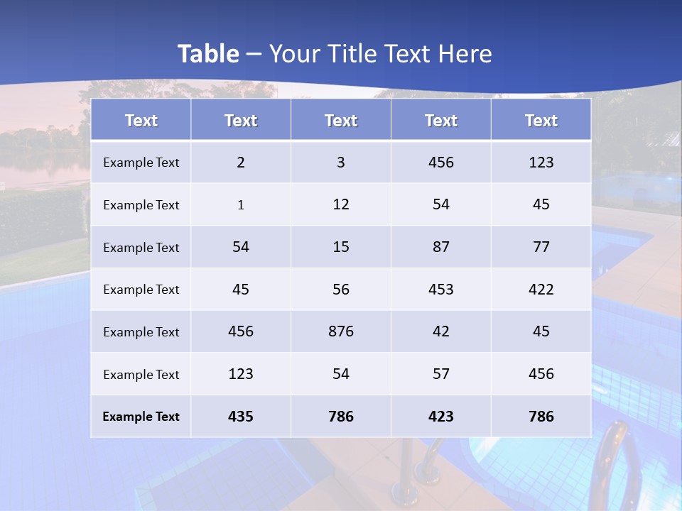 Season Spa Ocean PowerPoint Template