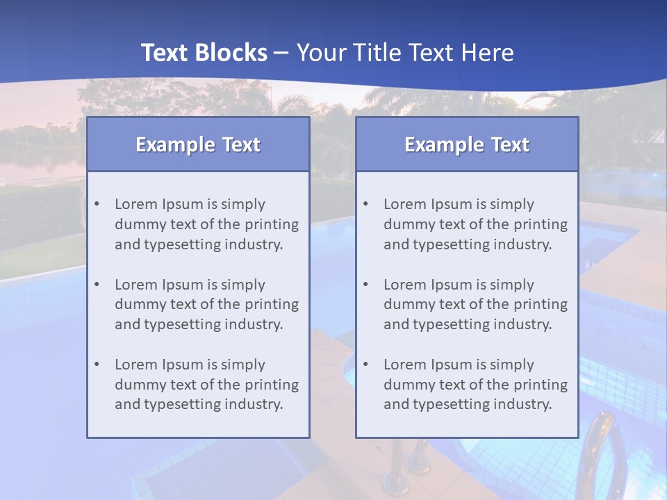 Season Spa Ocean PowerPoint Template
