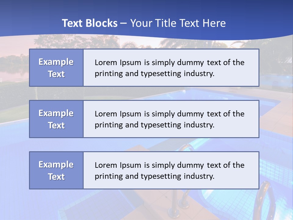 Season Spa Ocean PowerPoint Template