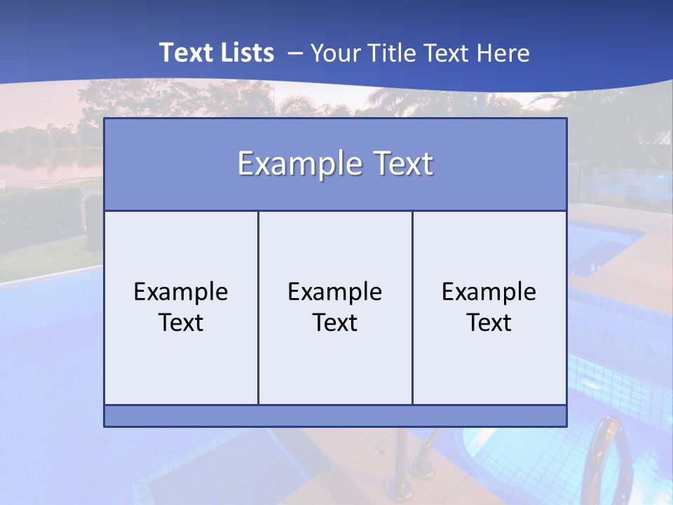 Season Spa Ocean PowerPoint Template