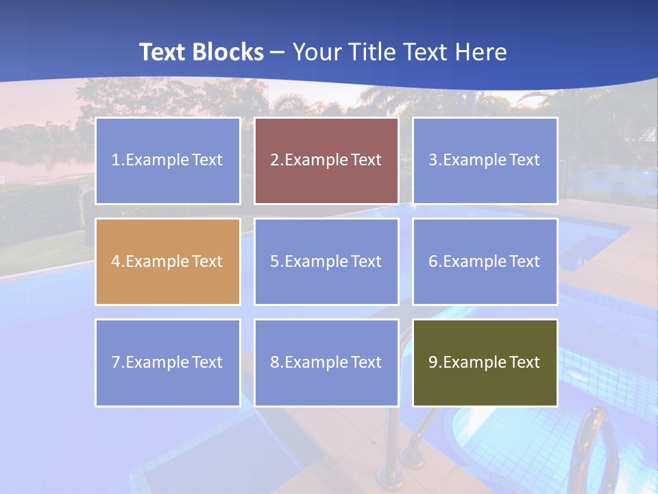 Season Spa Ocean PowerPoint Template