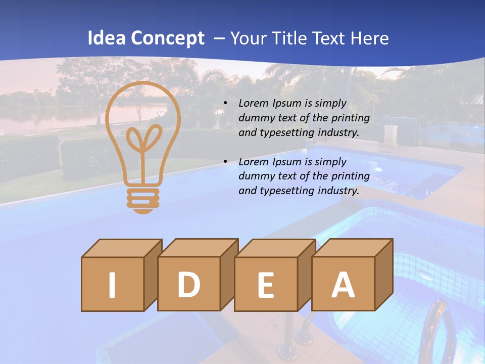 Season Spa Ocean PowerPoint Template