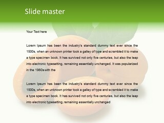 Nutrition Palatable Vitamins PowerPoint Template