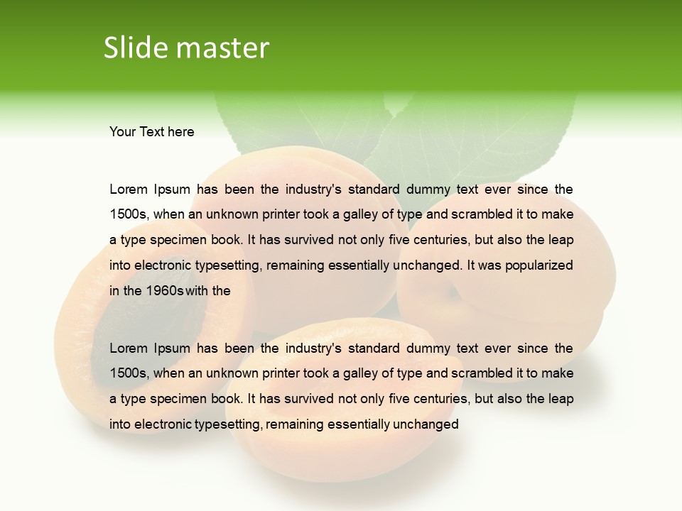 Nutrition Palatable Vitamins PowerPoint Template